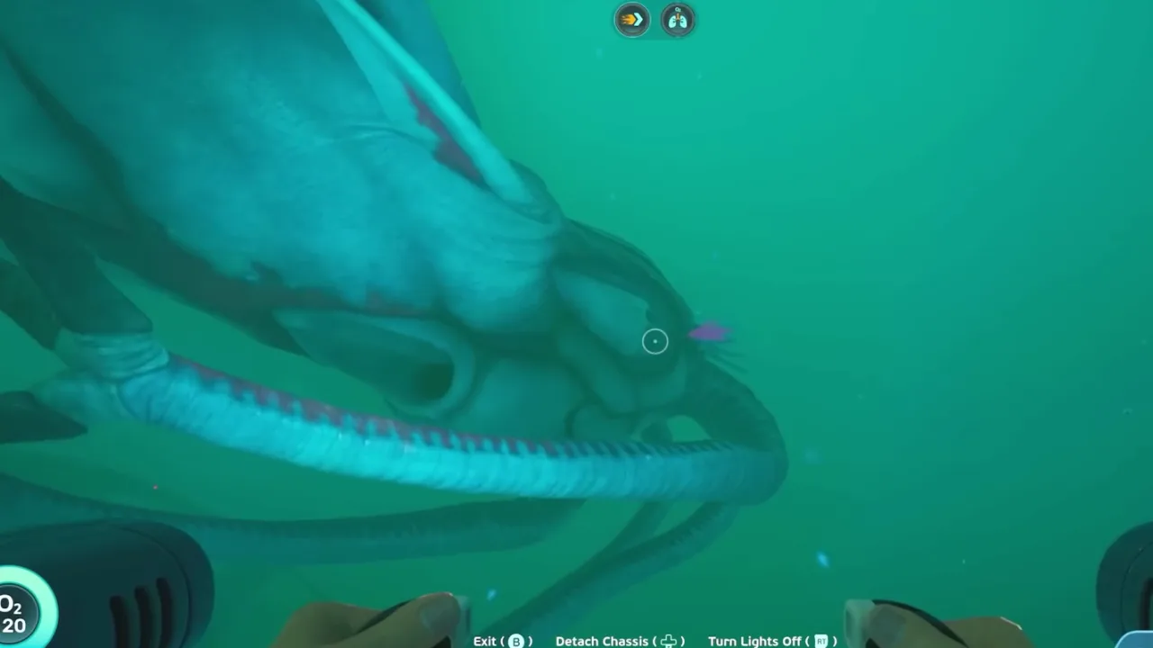 Attack read gameplay frame for Subnautica 2 bosses guide