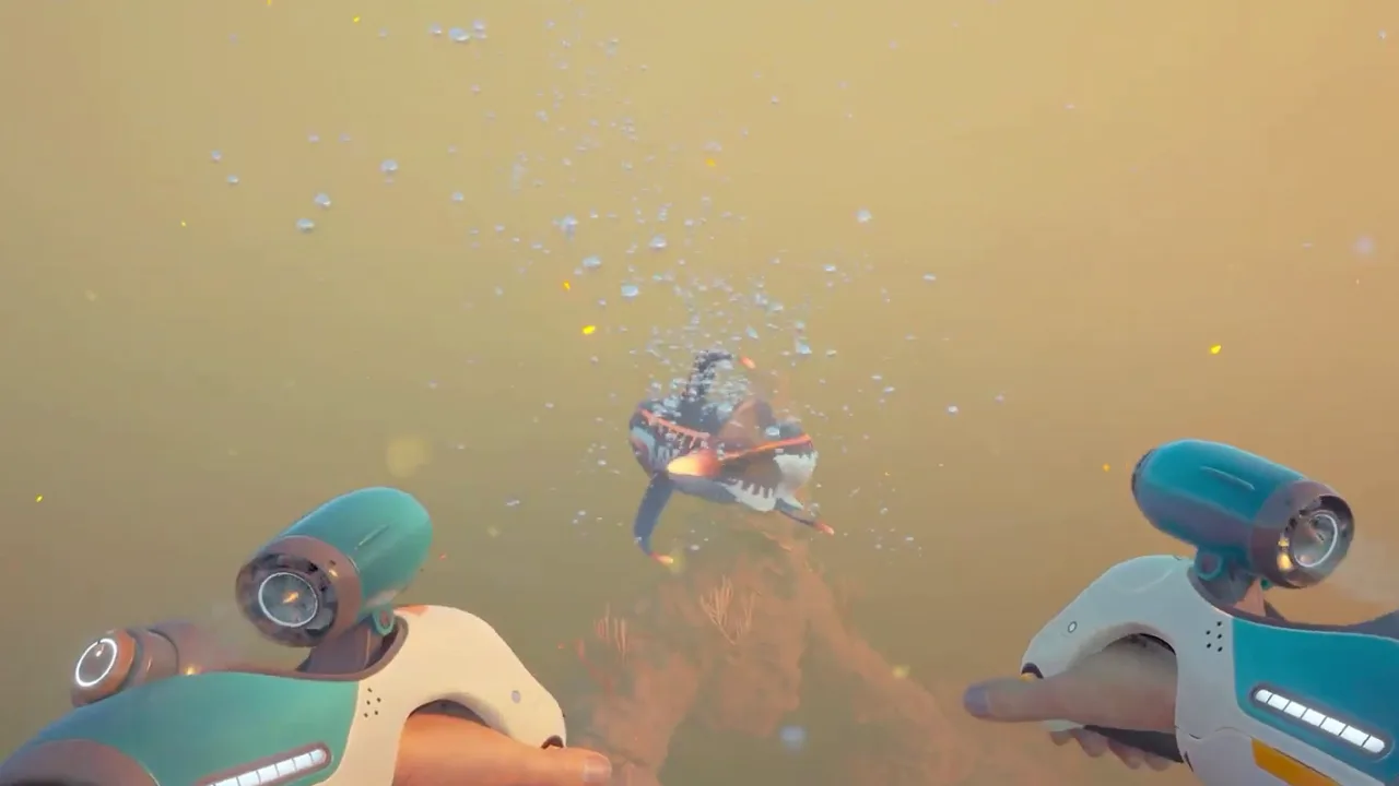 Threat read gameplay frame for Subnautica 2 bosses guide
