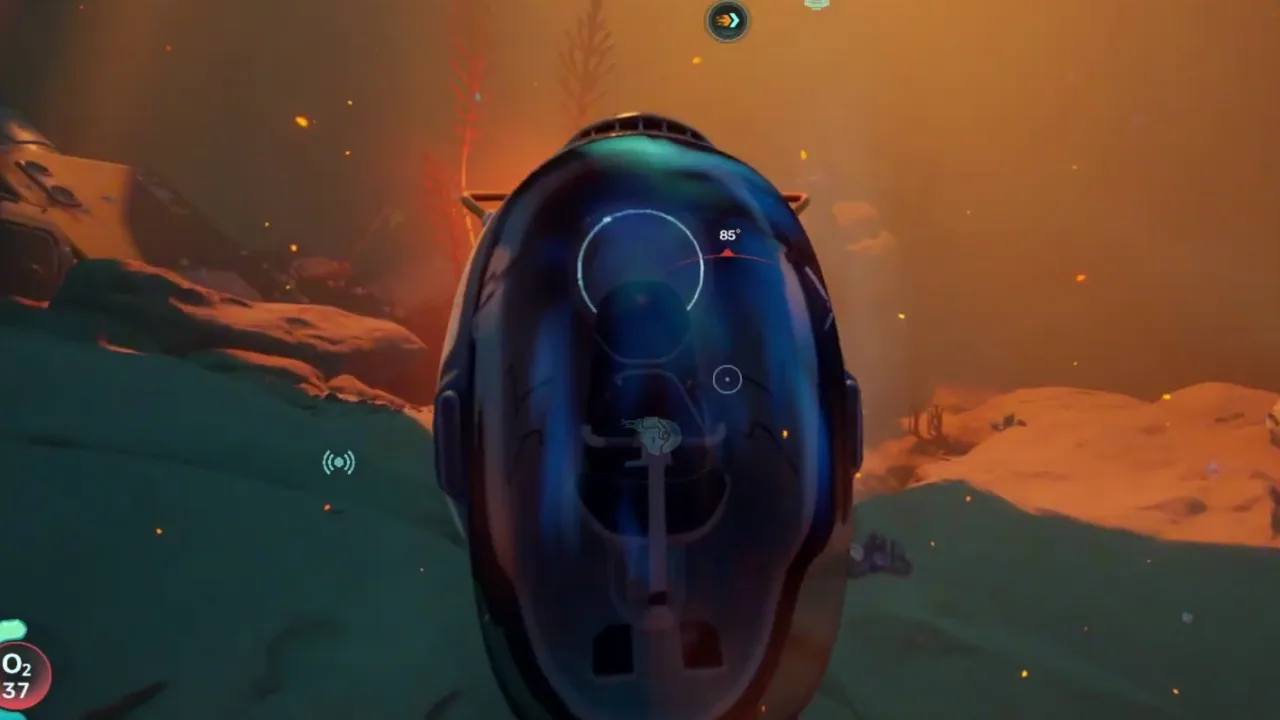 Pens entry gameplay frame for Subnautica 2 puzzles guide